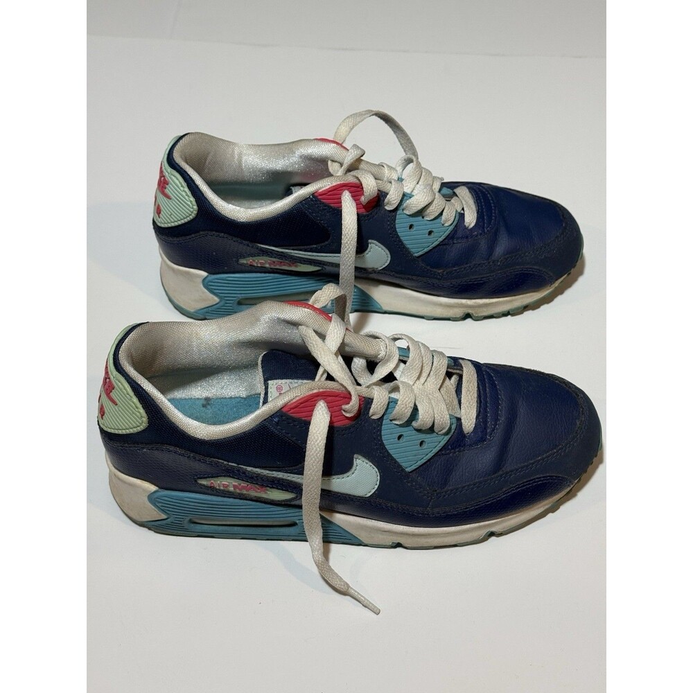 Nike Air Max 90 Kids Size 7Y  Blue 345018-400